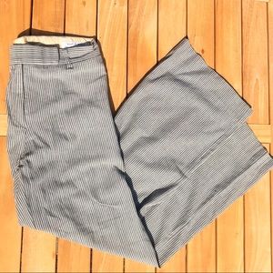 Rag & Bone Striped Wide Leg Tie Back Pants